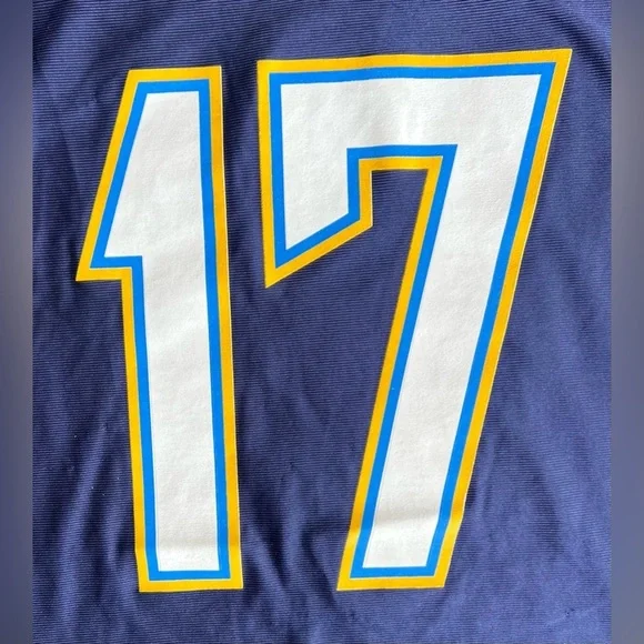 Philip Rivers San Diego/Los Angeles Chargers NFL Team Apparel Football Jersey - Picture 4 of 10